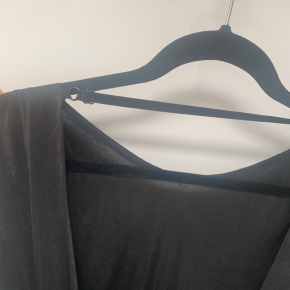 Rare Vintage Aritzia Wilfred Backless Mini Dress - Black, Size Small - Picture 5 of 9